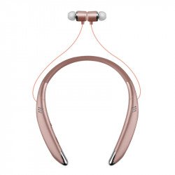 Premium Sports Over the Neck Wireless Bluetooth Stereo Headset V8 (Rose Gold)